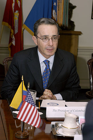 Alvaro Uribe in 2004